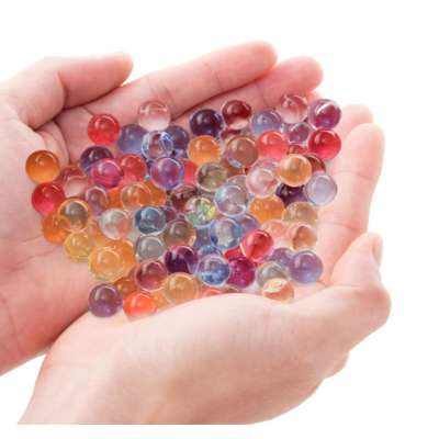 wholesale loose Bulk decorative Rainbow Crystal Water Pearls for Plants