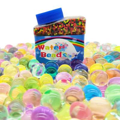 50000 pcs 8.82oz Rainbow Mixed Aqua Jelly Gel Water Beads for Vase, Kids Tactile Sensory Toys,Spa Refill,Home Plant Decor