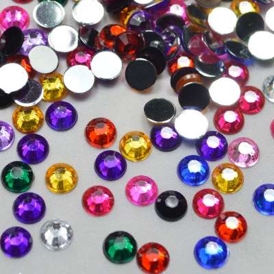 wholesale in bulk acrylic flat diamond decoration