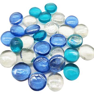 Wholesale Flat Marble Glass Gems  for vase fillers