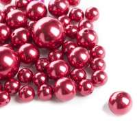 Party supplies  Red decorative loose Pearl  for party decoration