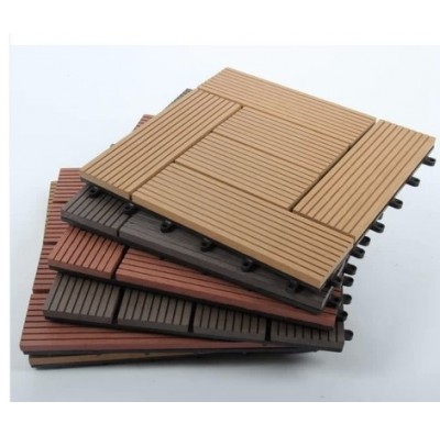 INdoor/outdoor flooring 300x300mm wpc decking tiles wood plastic composite decking board