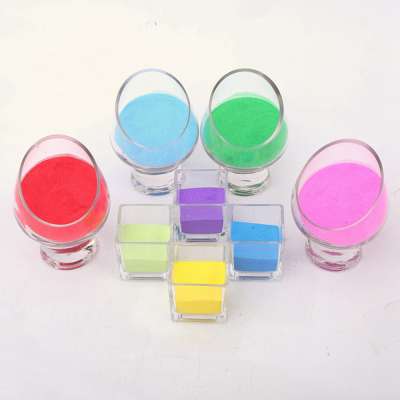 Party supplies Colorful sand Glass Sand for Party and wedding Decoration