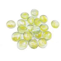 colored decorative swirl flat glass gems